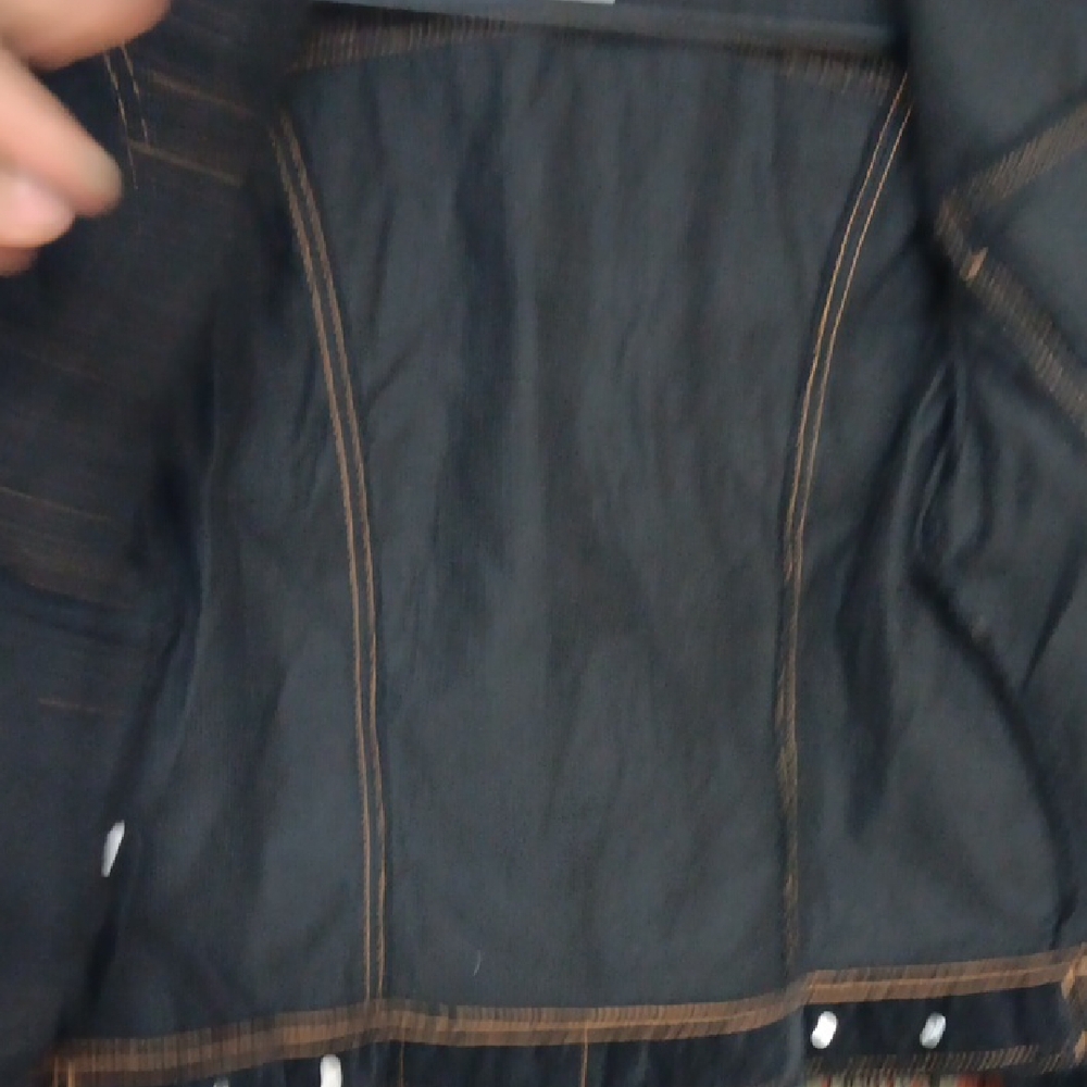 Women's Black Denim Jacket - Picture 8 of 8